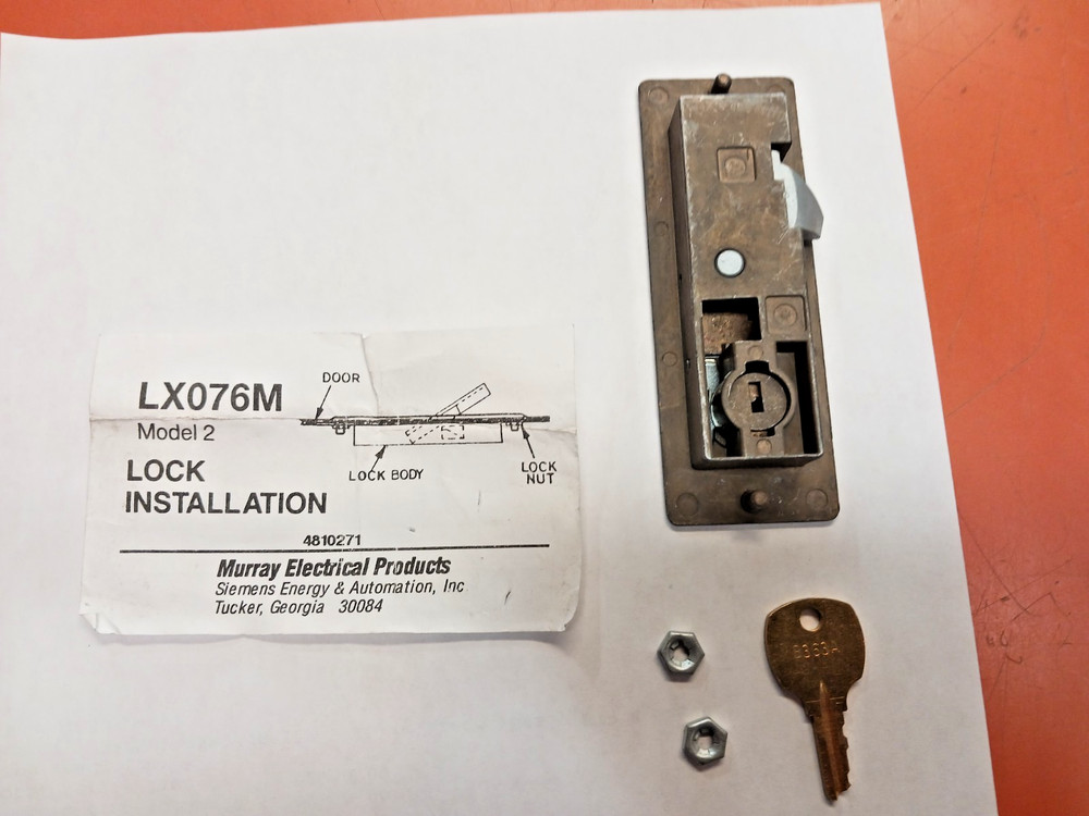 MURRAY LX076M PANELBOARD TYPE LOCK FOR 400A PANEL