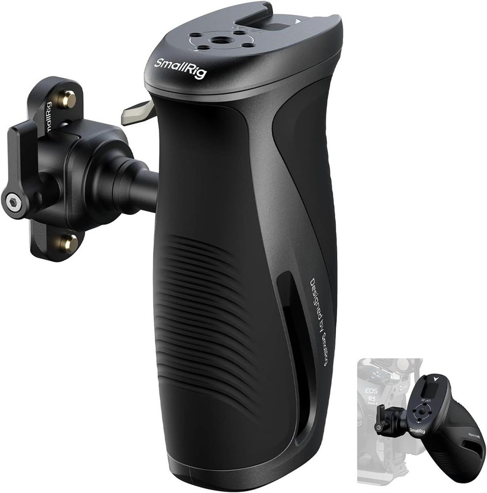 SMALLRIG Push-Button Rotating Side Handle with NATO Clamp