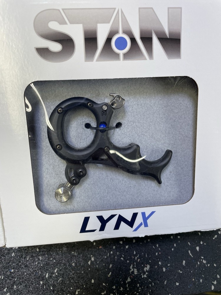 Stan Lynx Hinge Release Black Medium 3 & 4 Finger Included