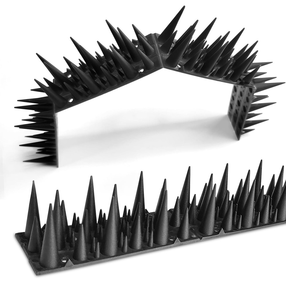BUGGOFF - White Bird & Rodent Spikes, Unique Spike Pattern effecitviely deter...