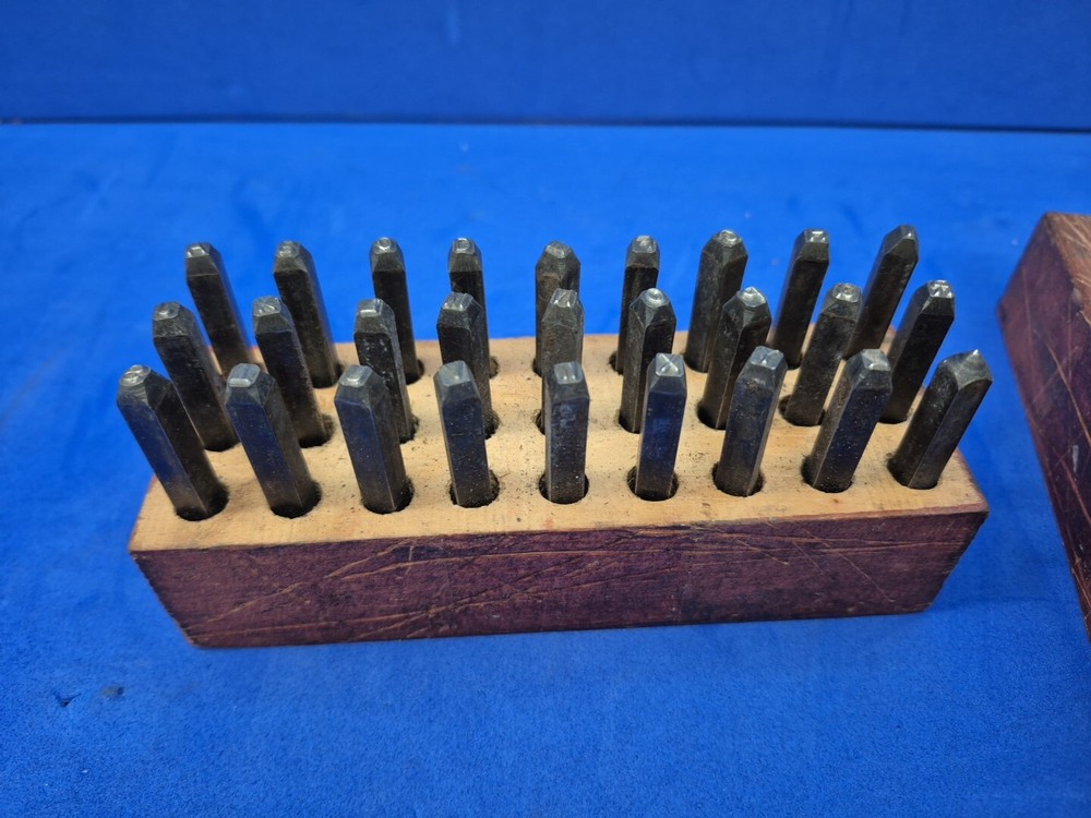 Millers Falls 1/8" Letter Stamp Set