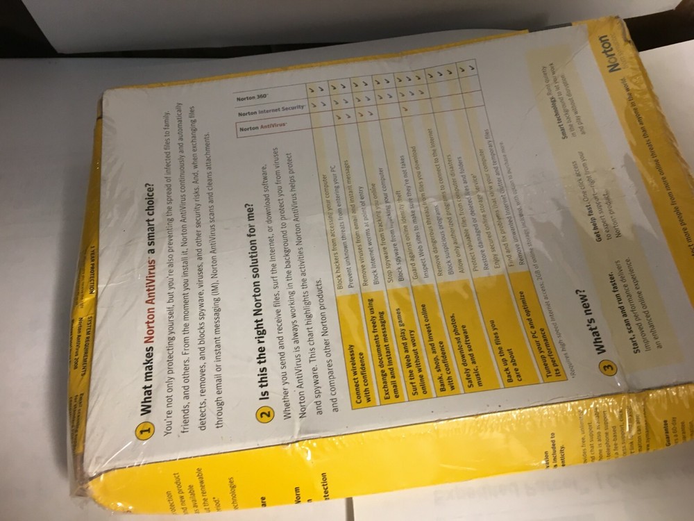 Norton antivirus 2008 sealed