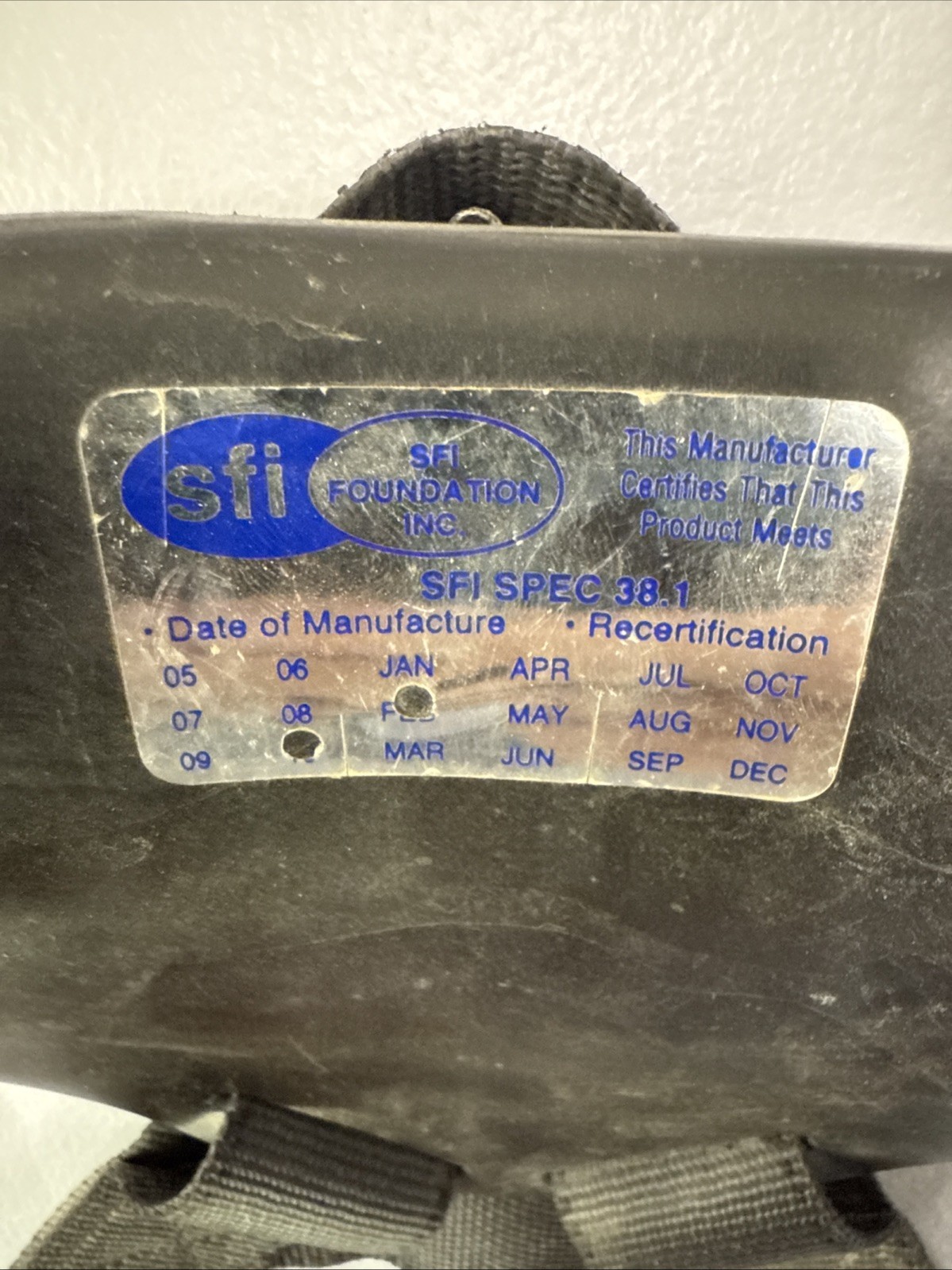 Hutchens Racing Hybrid Pro Head Restraint M Medium Quick Release Tether SFI 38.1