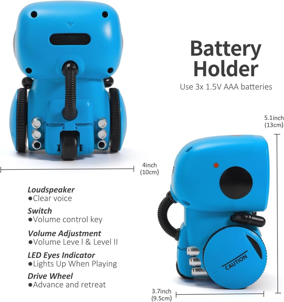 Educational Interactive Robot for Children - Singing, Dancing & Recording Toy