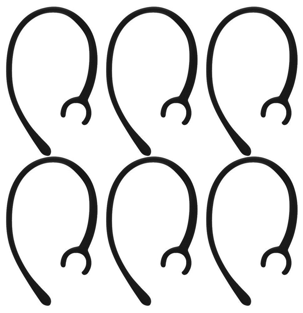 Ear Hooks for M25 M55 M70 M90 M155 M165 Mobile Bluetooth Headset Loops 6-Pack