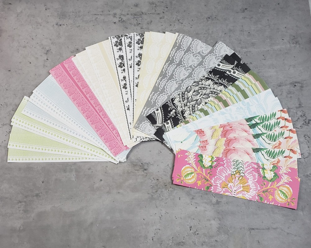 Anna Griffin Crafting Pleating Papers 192 Strips NEW Open Box