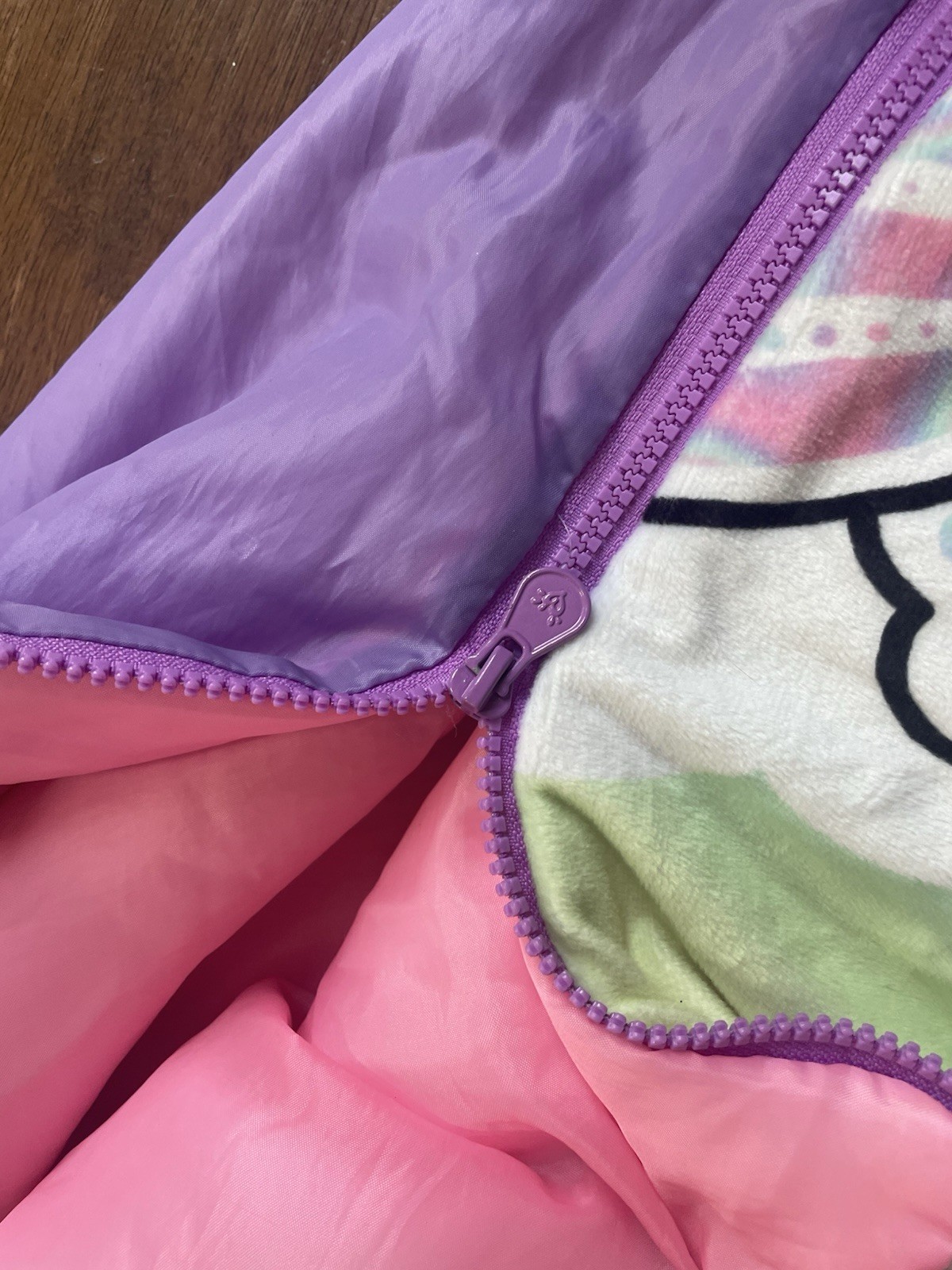 Justice Unicorn Party Sleeping Bag Girls One Size