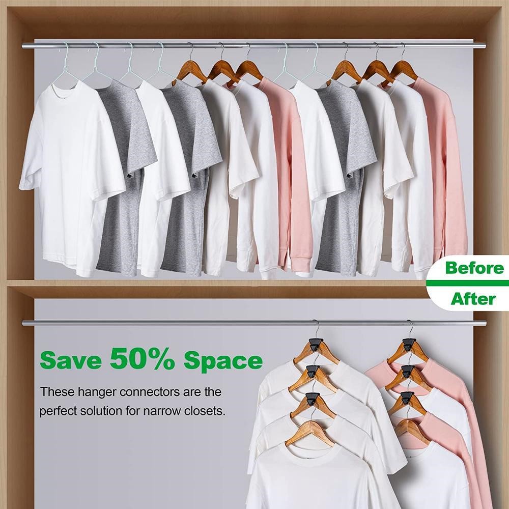 18 Space Triangle Can Create 3 Times More Closet Space Hooks Clothes Hook