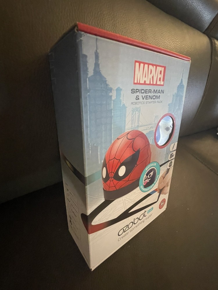 MAKE OFFER OZOBOT Marvel Spider-Man & Venom Robotic Starter Pack Marvel