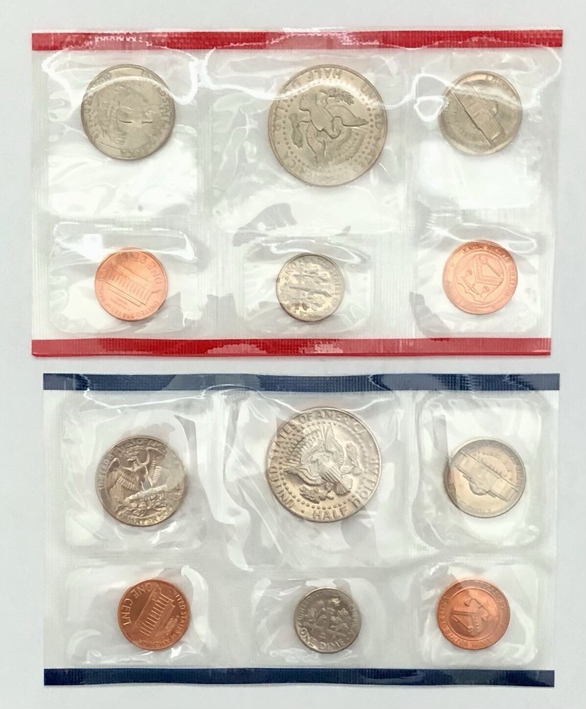 1986 P & D 10-Coin Uncirculated Mint Set