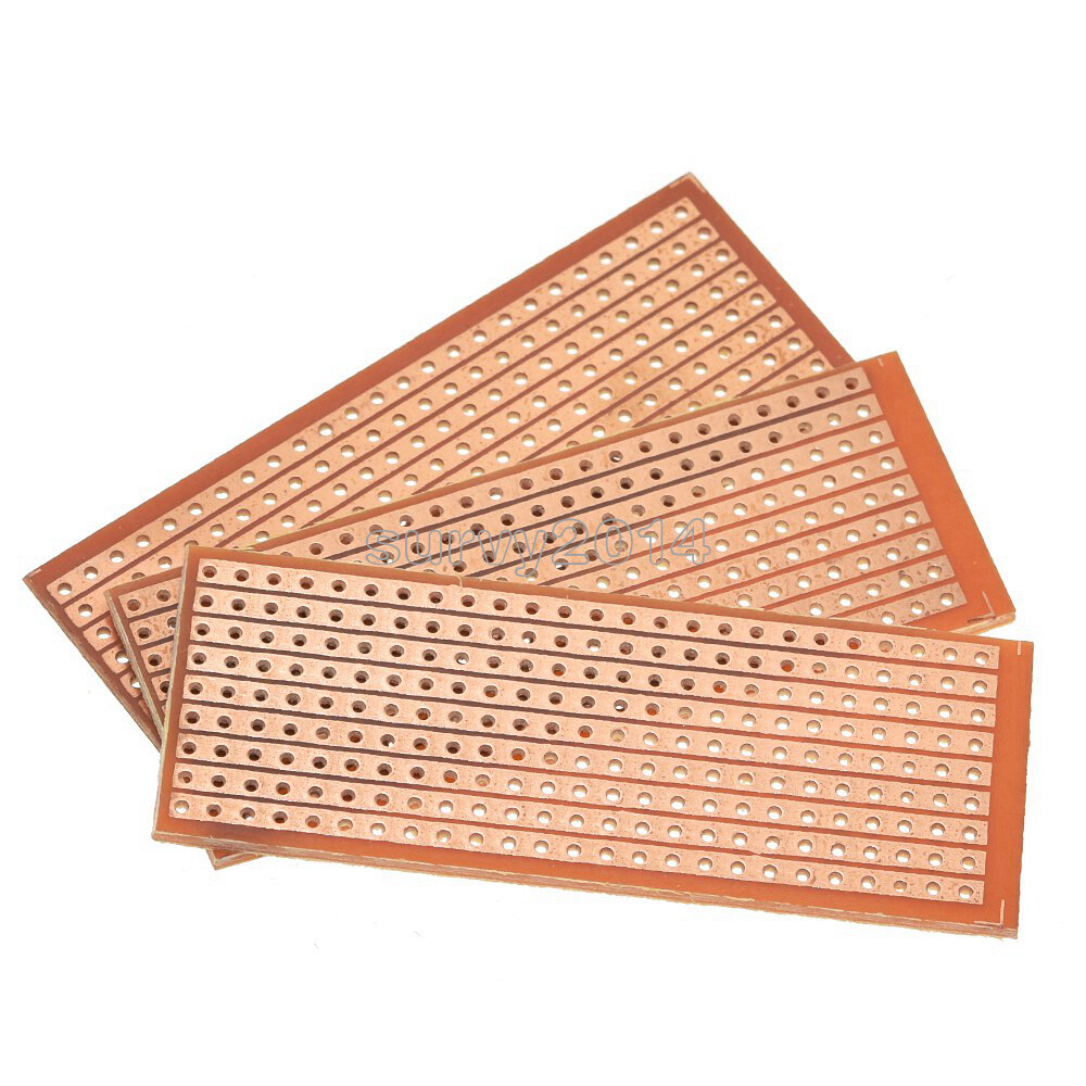 10PCS 2.5*6.4CM Prototype Paper PCB Universal Experiment Matrix Circuit Board