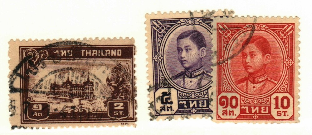 Thailand #238, 245-6 used