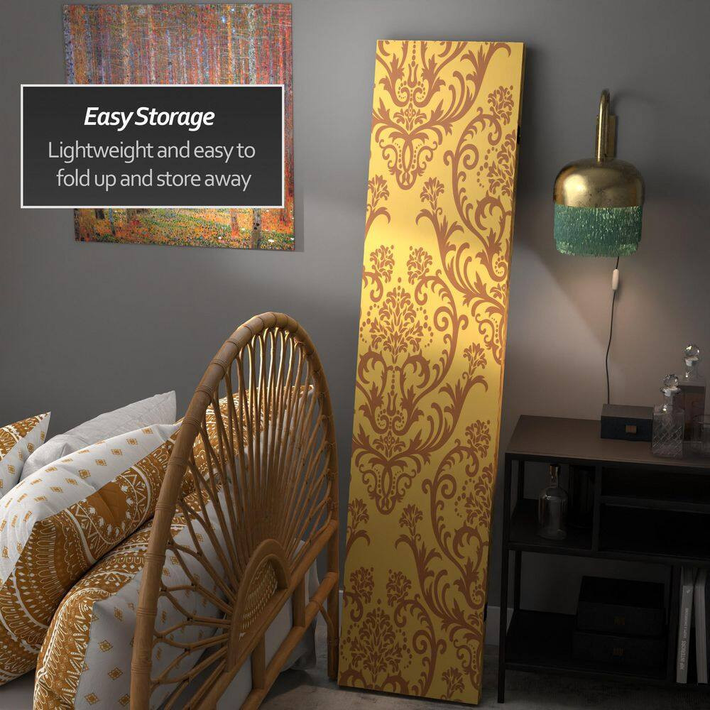 6 Ft. Printed 3-Panel Room Divider