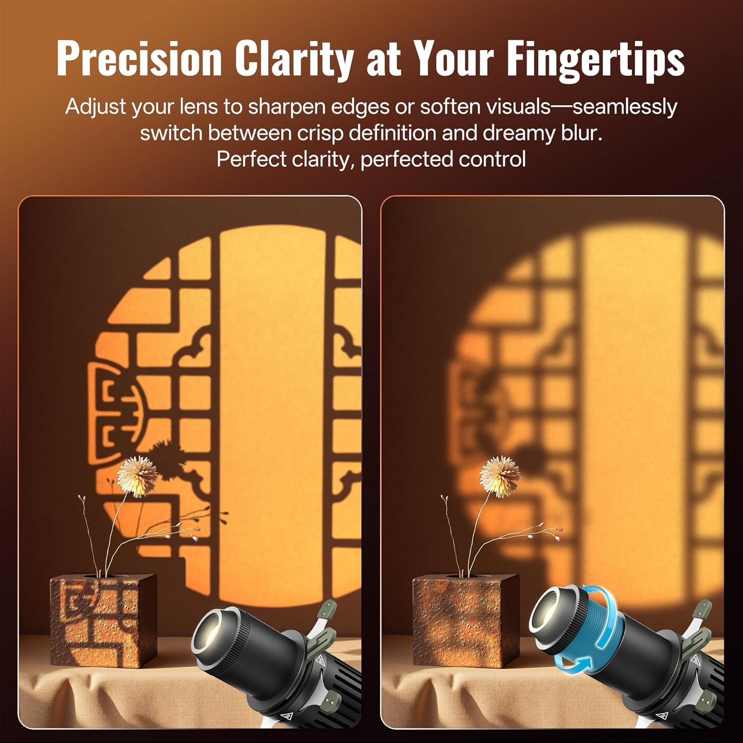 Optical Snoot Conical Mini Spotlight Photography for X100 RGB X60 CX100 G60 CX50