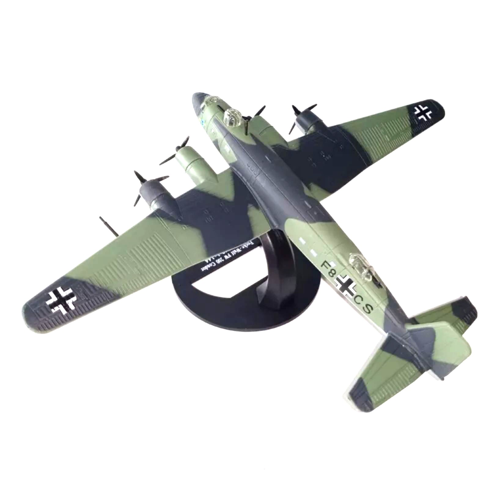 1:144 German Focke-Wulf Fw 200 Condor Aircraft Model Diecast Military Collection