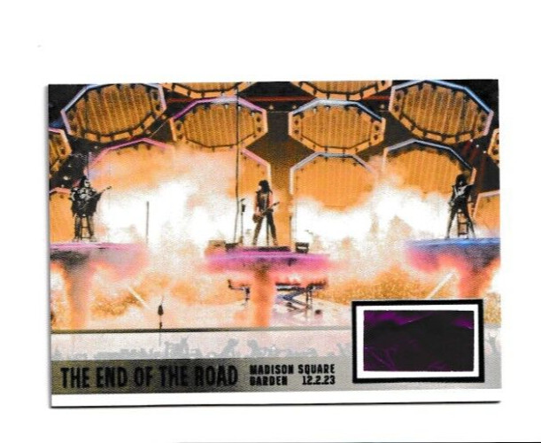 KISS 2023 End of the Road Tour Madison Square Garden Concert Part of Streamer