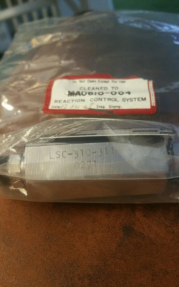 Lear Siegler Apollo Lunar Module Reaction Control System Helium Coupling NOS