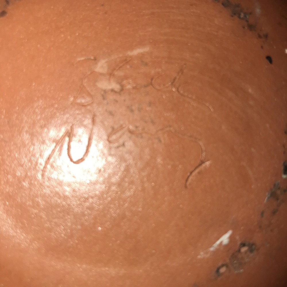 Cedar Mesa Native Pottery Rock Art.  Signed. 5.5"