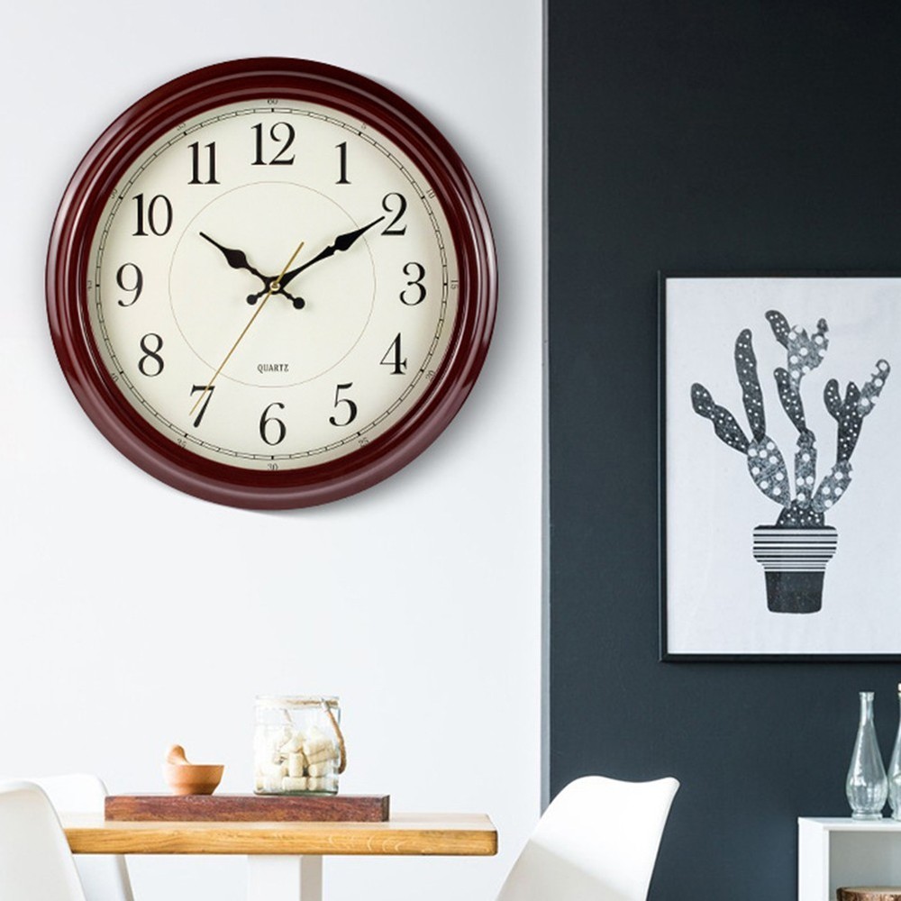 Wall Clock Silent Clock Large Easy-to-Read Numbers Versatile Decorative Element
