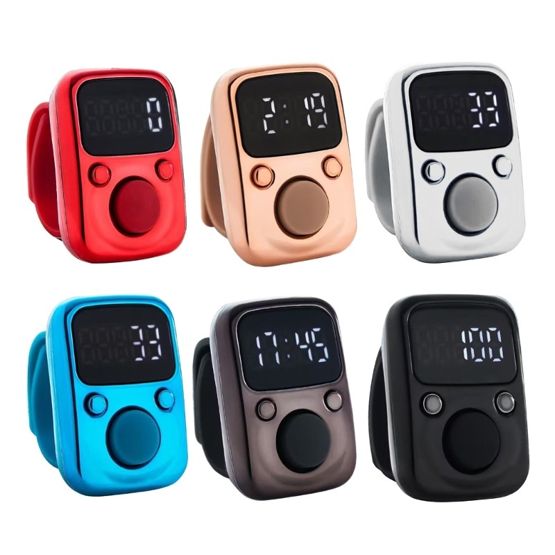 Rechargeable Digital LED Electronic Hand Tally Timer Counter Clicker