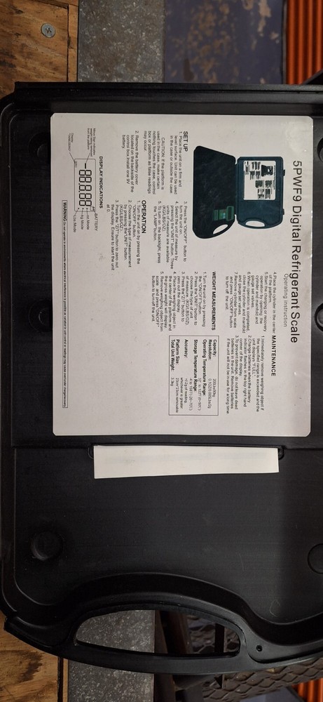 NOUVA Electronics Freon Scale