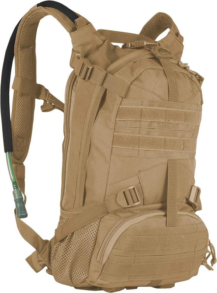 FOX OUTDOOR 20L HYDRATION PACK ELITE TACTICAL EXCURSIONARY INCLUDES 2.5L BLADDER