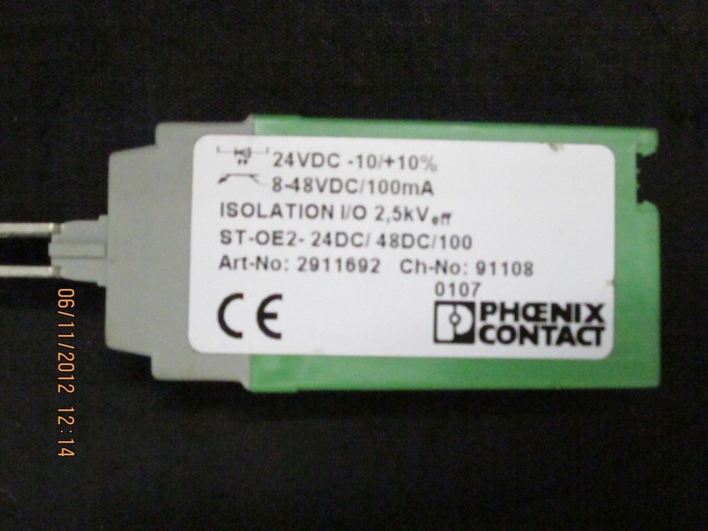 Phoenix Contact ST-OE2-24DC/48DC/100 2911692 Solid State Relay