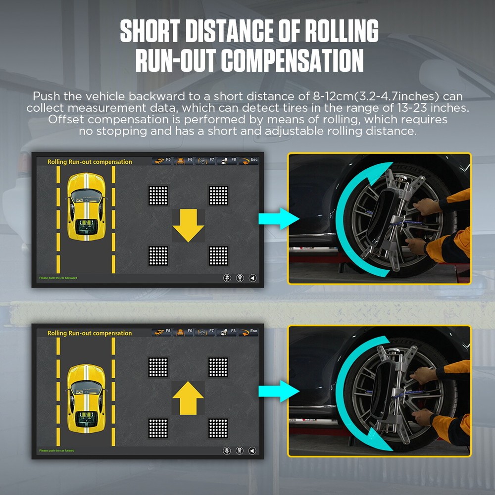 AUTOOL 3D Fully Automatic Wheel Alignment Machine Wheel Aligner High Precision