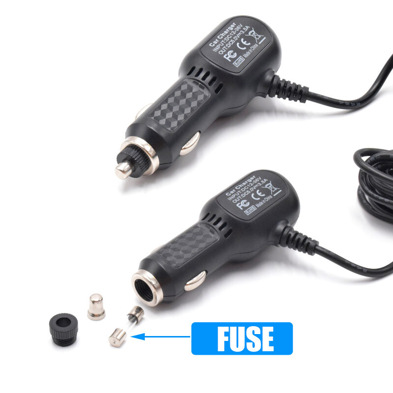 QC3.0 Car Charger Power Cord For Garmin Nuvi 50LM/T 55 LM/T 65 LM/T GPS Dash Cam