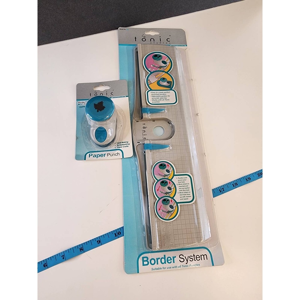 IONIC Border Maker System with Paper Punch - 2 piece lot