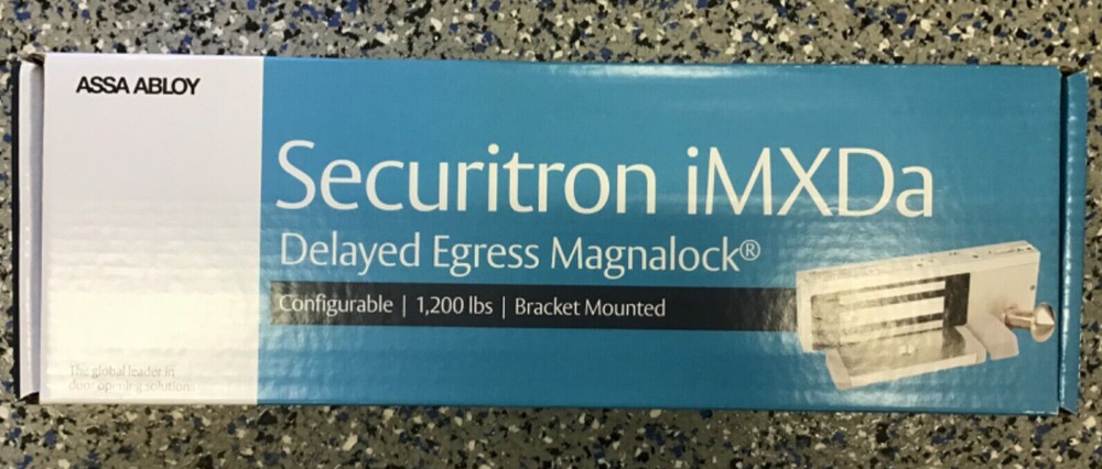 Securitron IMXDA Integrated Motion Exit Delay Magnalock, Satin Chrome