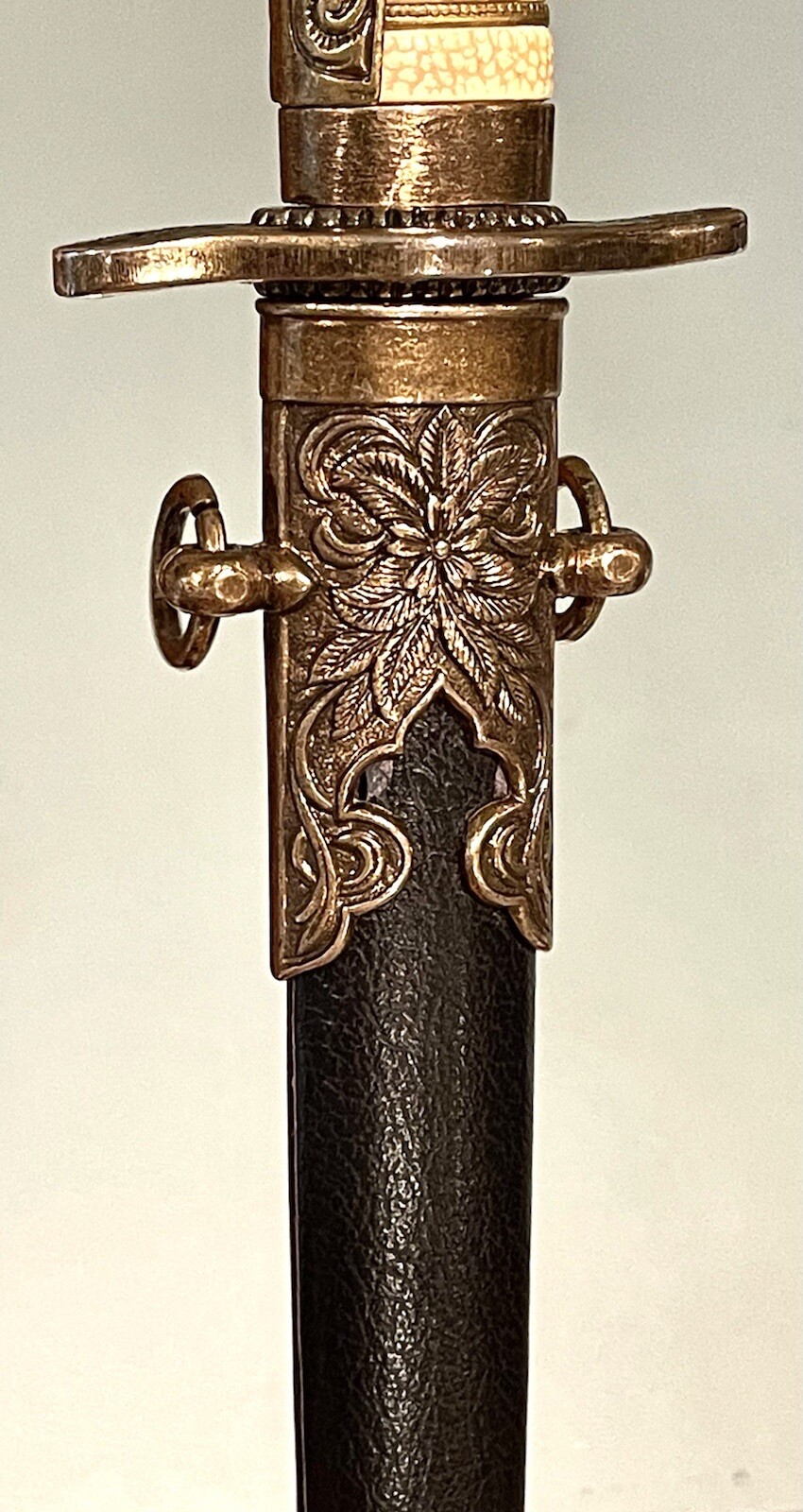 Vintage Unused Spain Quality Repro Japan WW2 Officer Tanto Daggef Knife Scabbard