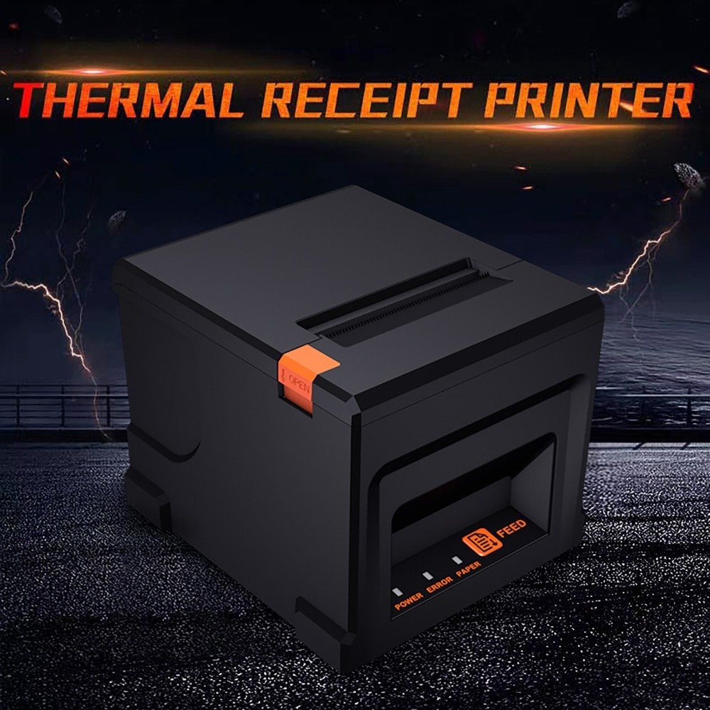 POS Printer 80mm Thermal Receipt Printer Auto Cutter USB & bluetooth AU Plug