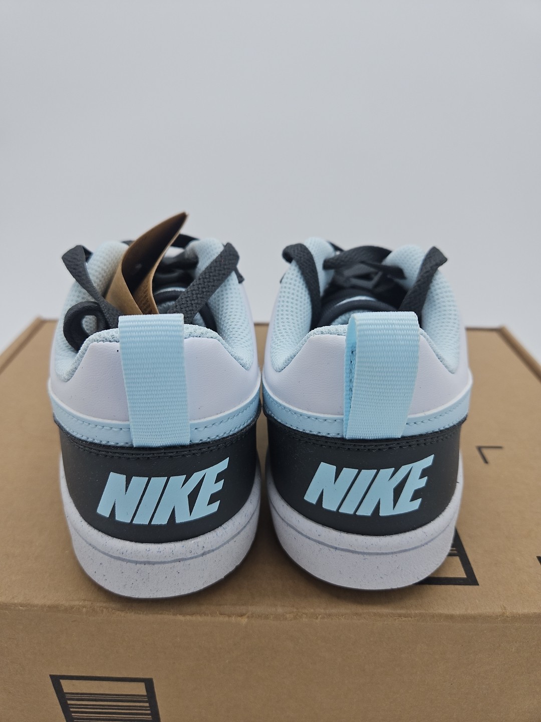 Nike Kids Court Borough Low Black Glacier Blue