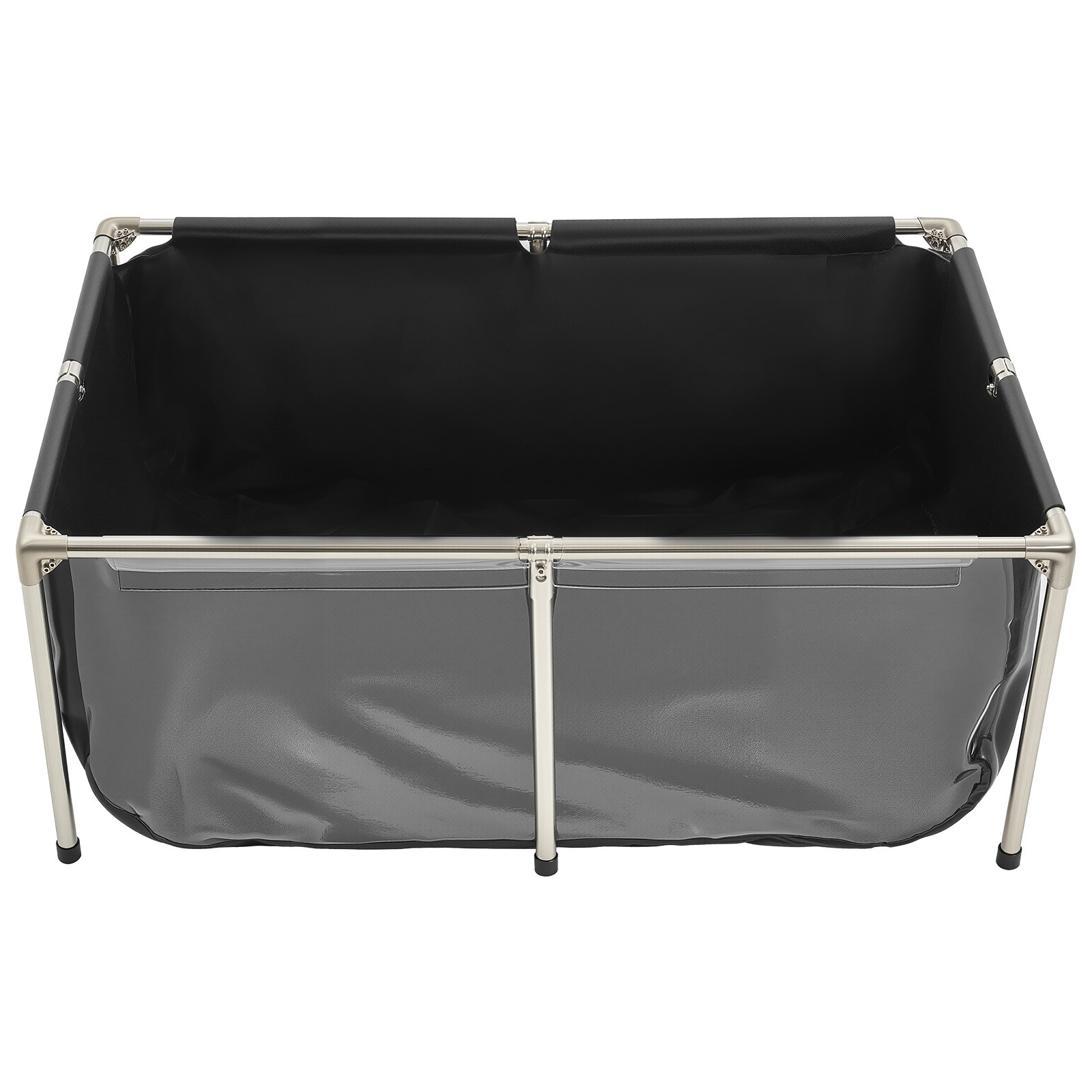 Canvas Fish Pond Above Ground Koi Tank 126.8 Gal with Clear Viewing Panel