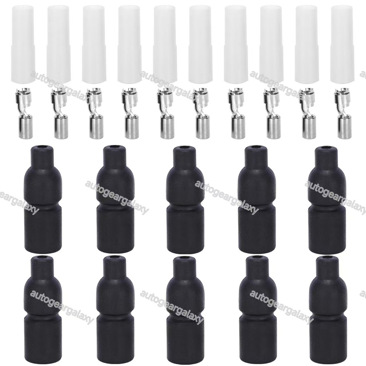 10pk Set Male / Female Electrical Shell Connectors 24v fits Humvee All Military