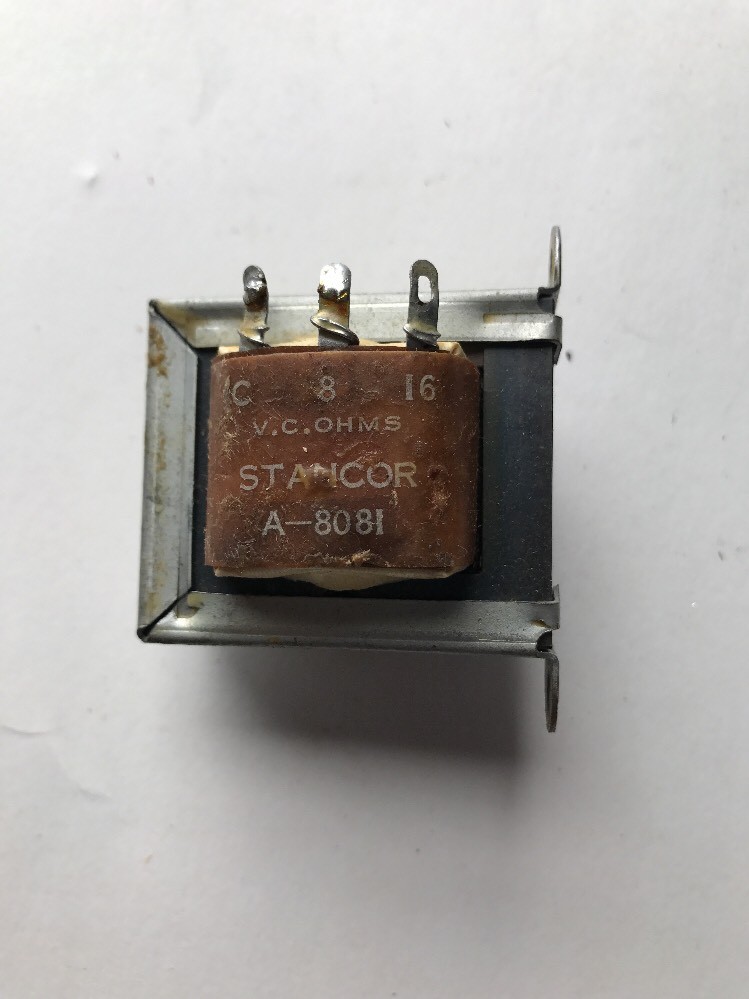 STANCOR SPEAKER MATCHING TRANFORMER A-8081 -FREE SHIPPING-