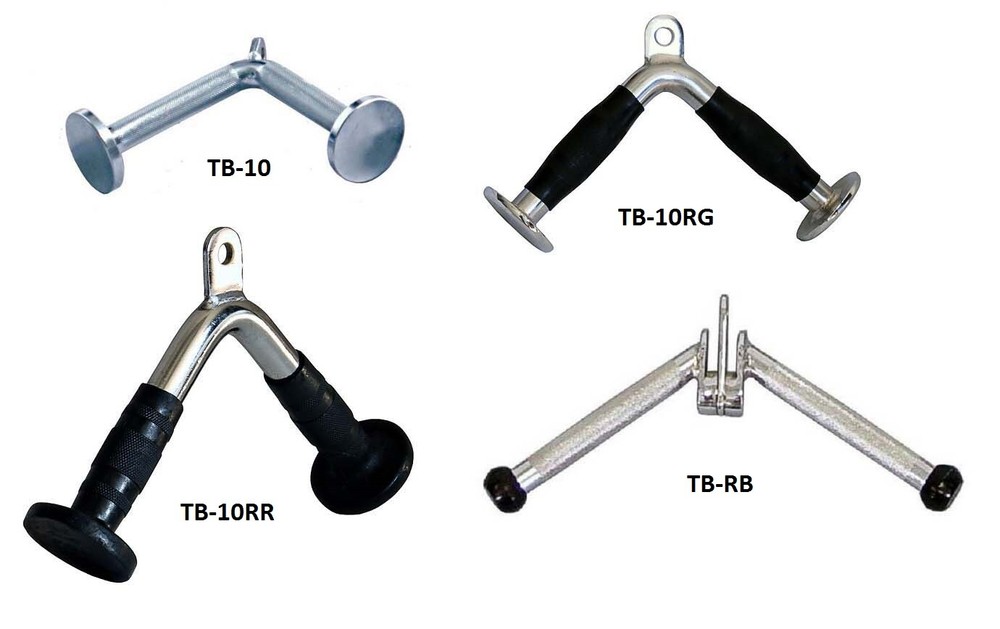 Ader Tricep Pressdown V Bar cable attachment w/ Snap Link - Choose Your Style