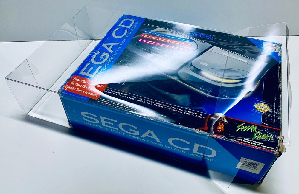 1 Console Box Protector SEGA CD MODEL 2 As Pictured. Custom Clear Display Case