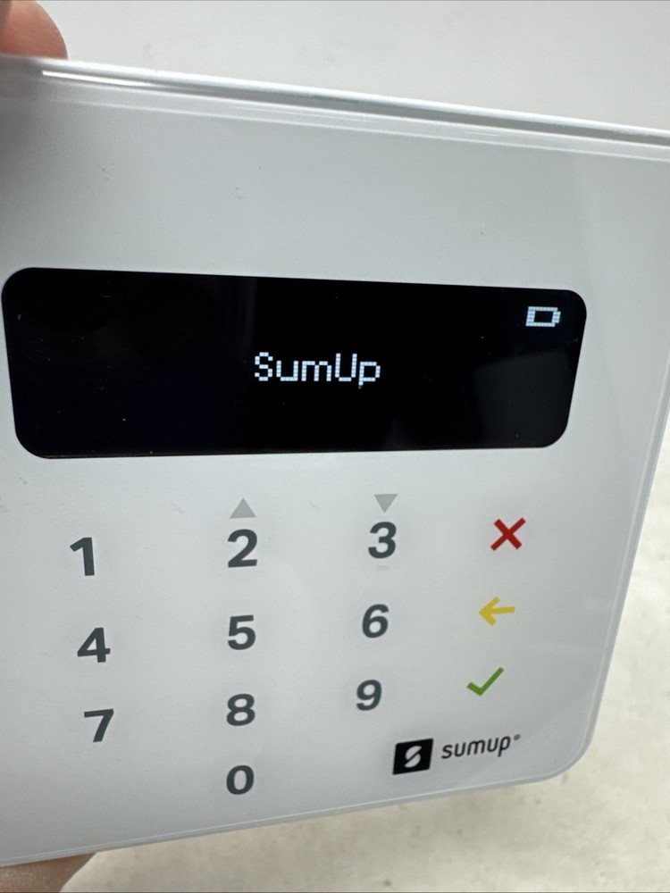 SumUp Plus Card Reader Bluetooth NFC RFID Credit Card Reader UNTESTED POWERS ON
