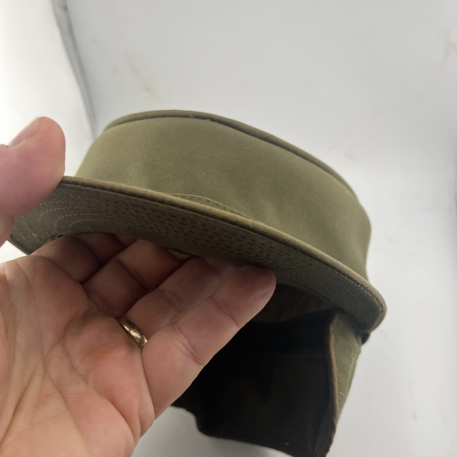 KOREAN WAR ERA 1950s US ARMY RIDGEWAY CAP - Rare Variant - Winter Version USAF