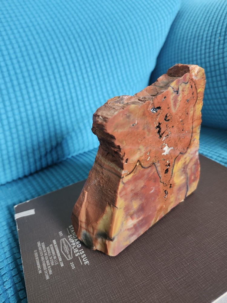 Decorative Jasper Slice On Cork Base