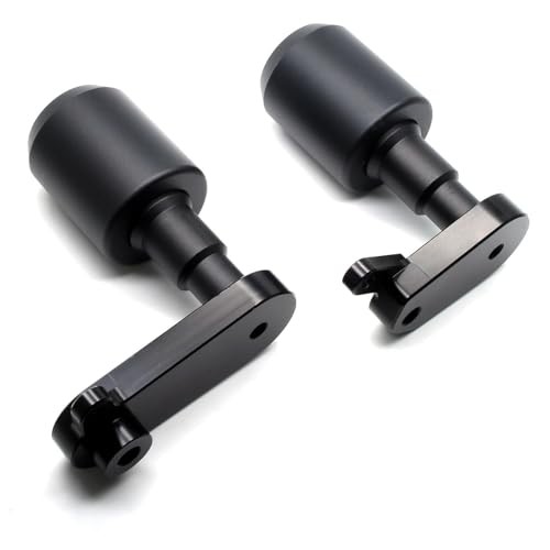 Motorcycle Frame Sliders, Falling Crash Protector Guards No Cut Kits Black