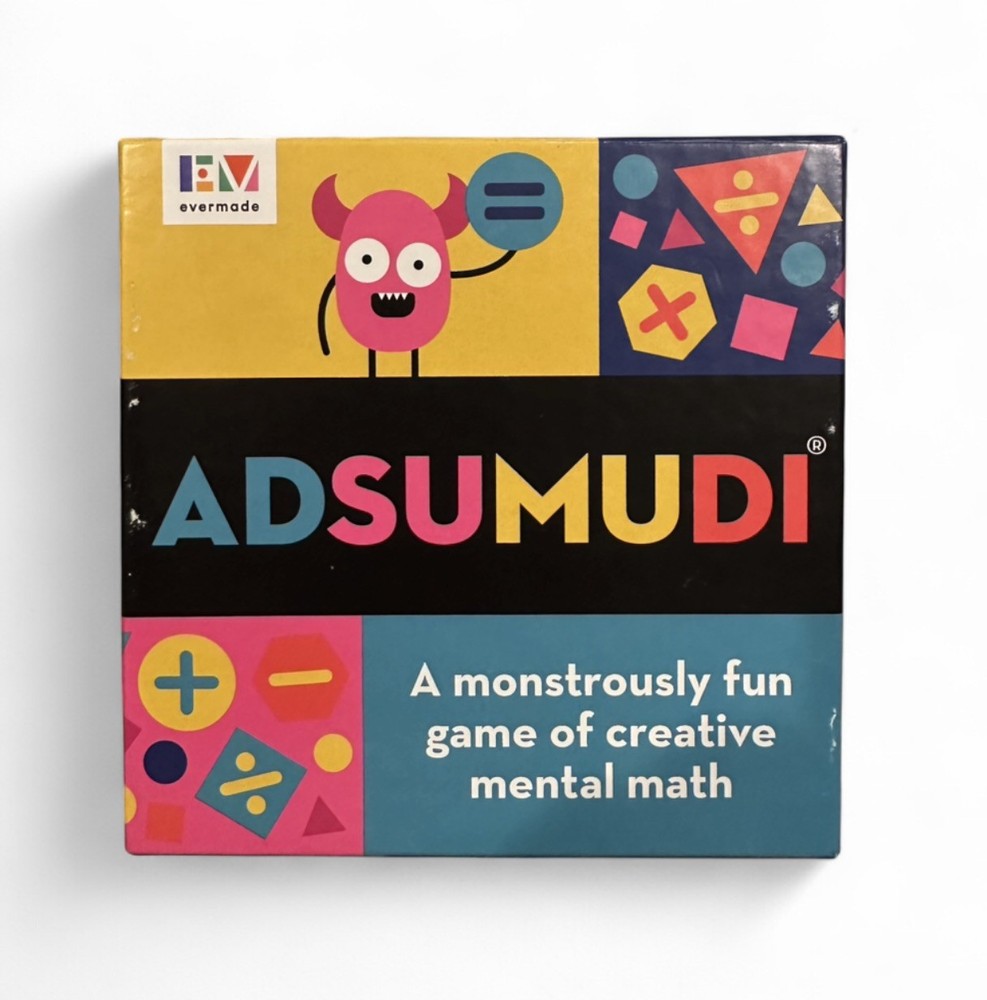 Adsumudi Math Card Game Evermade—Complete w/ Instructions