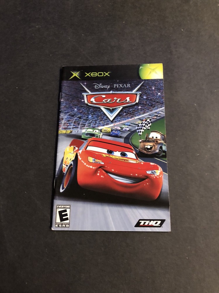 Cars Xbox Manual Only