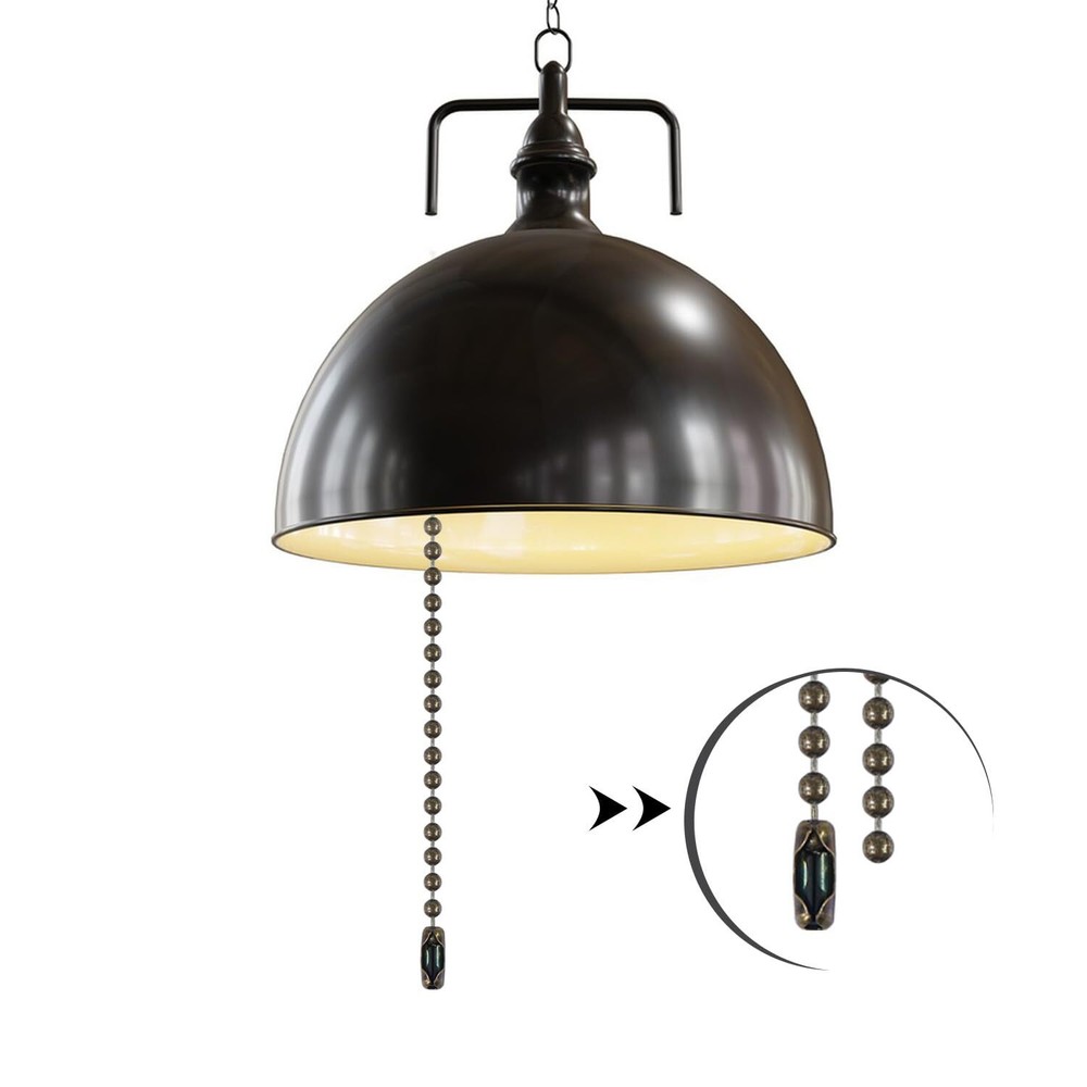 Bronze Ceiling Fan Pull Chains 120 Inch Rust-Proof Light Cord Extenders Set