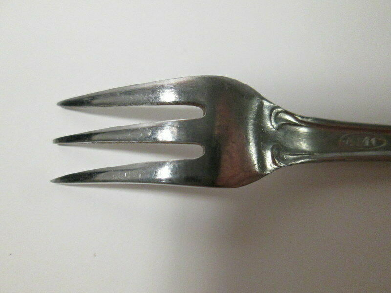 Stainless Seafood Cocktail Fork AMC CREON SCROLL 5-3/8" Replacement Silverware