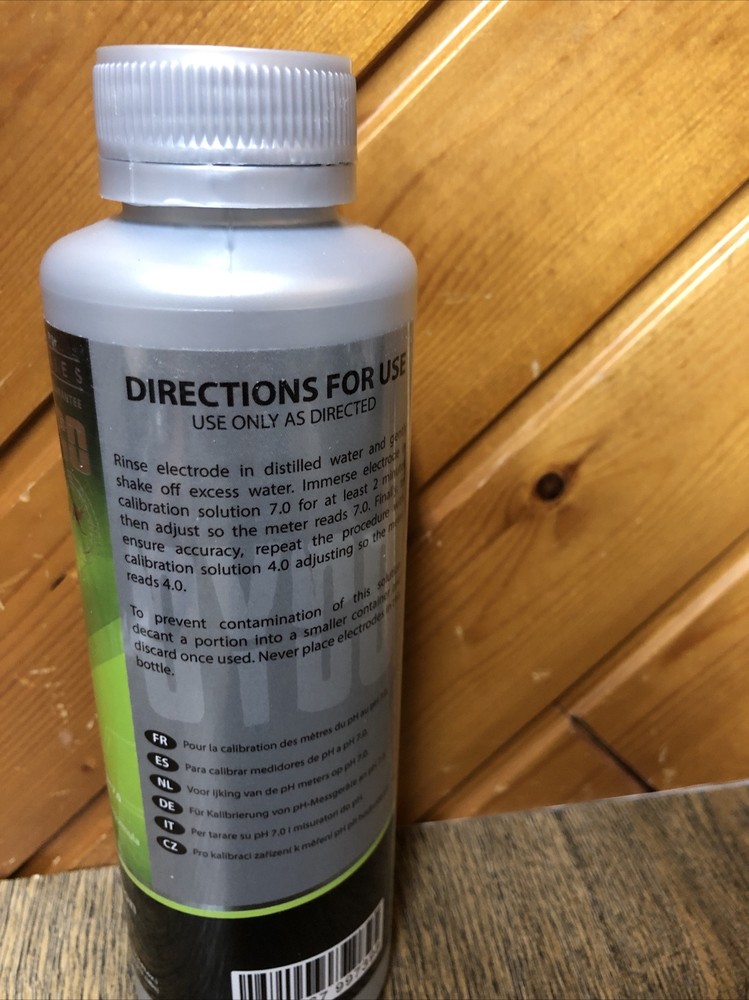 Cyco Nutrients Calibration pH 7.0 Solution 500ml New