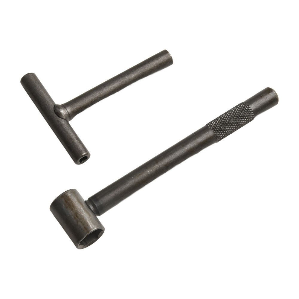 2 Pcs Spanner Wrench Motorcycle Valve Adjustment Tool Square Hexagonal Hardware