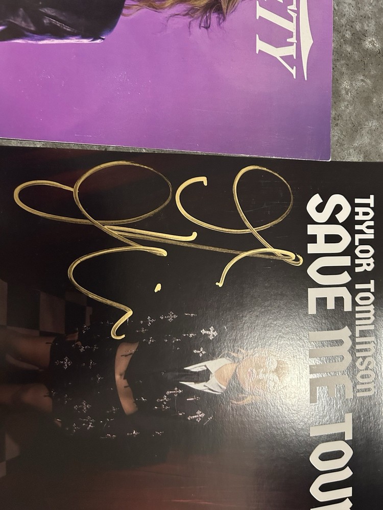 TAYLOR TOMLINSON SIGNED SHOW POSTER! Plus Bonus Items